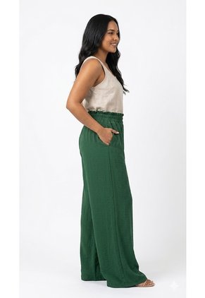 Pantalon Para Mujer Verde Marca L&H Ref. 2J407059