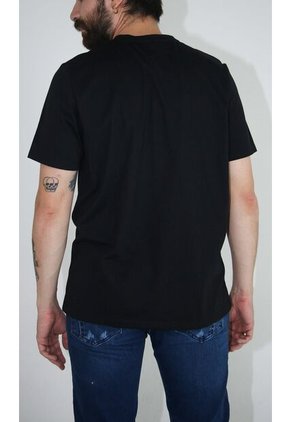 T-Shirt Para Hombre Manga Corta Negro Marca L&H