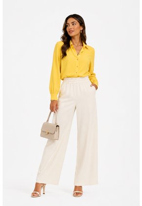Pantalon Para Mujer  Crudo Marca L&H Ref. 2J407059