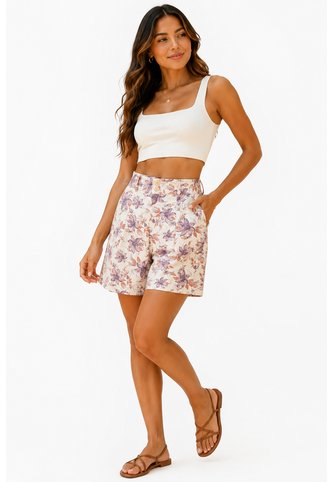 Bermuda Para Mujer  Rosado Marca L&H Ref. 2I410052 L&H