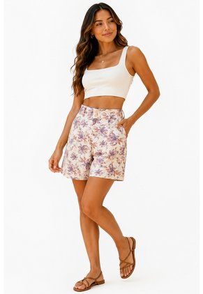 Bermuda Para Mujer Rosado Marca L&H Ref. 2I410052