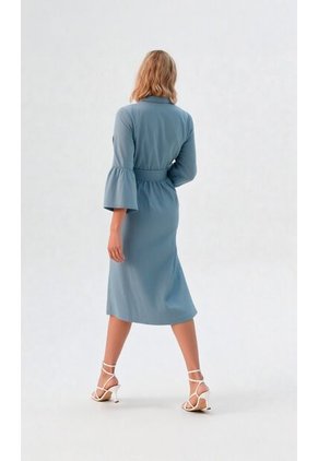 Vestido Para Mujer Azul Claro Marca L&H Ref. 1Y417029