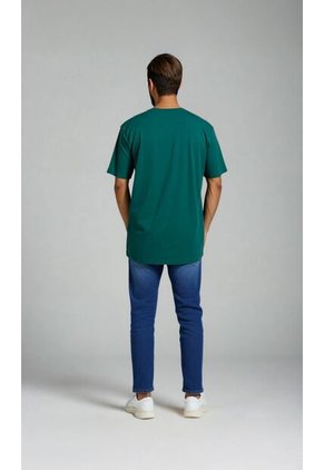 T-Shirt Para Hombre Verde Marca L&H Ref. 2Bw119003