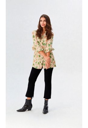 Bluson Para Mujer Manga 3/4 Verde Marca L&H Ref. 3Za424001