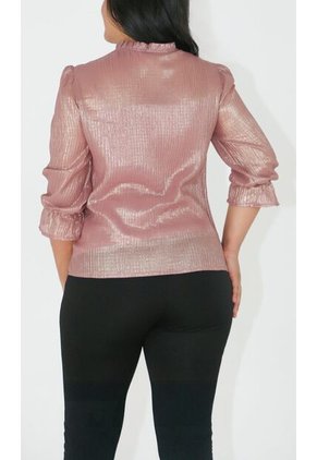 Blusa Para Mujer Manga 3/4 Rosado Marca L&H Ref. 5P412251