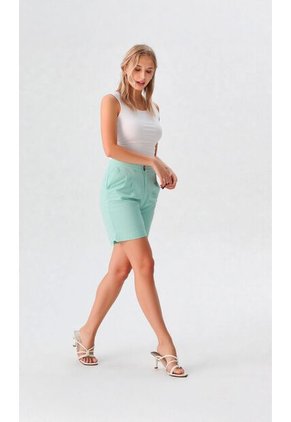 Bermuda Para Mujer Verde Marca L&H Ref. 2I410045