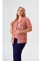 Blusa Para Mujer Manga Corta Terracota Marca L&H Ref. 2J412269 de L&H