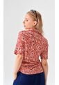 Blusa Para Mujer Manga Corta Terracota Marca L&H Ref. 2J412269 de L&H