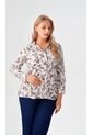 Blusa Para Mujer Manga Larga Beige Marca L&H Ref. 2J412275 de L&H