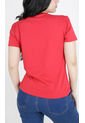 Camiseta Para Mujer Manga Corta Rojo Marca L&H de L&H