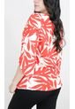 Blusa Para Mujer Manga 3/4 Rojo Marca L&H de L&H