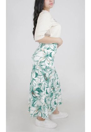 Falda Para Mujer Verde Marca L&H