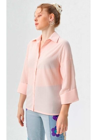 Blusa Para Mujer Manga 3/4 Rosado Marca L&H Ref. 2J412276 L&H