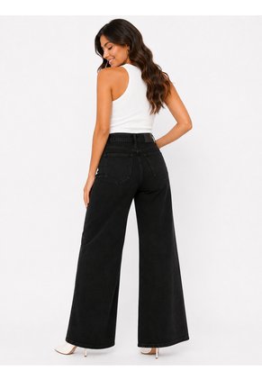 Jean Para Mujer  Negro Marca L&H Ref. 2A407048