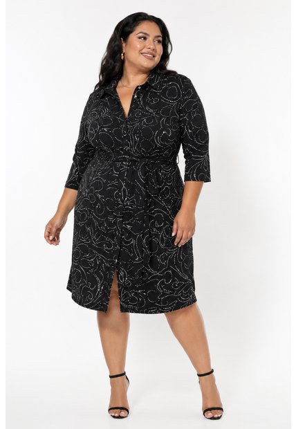 Vestido Para Mujer.  Negro Marca L&H Ref. 1Y617023