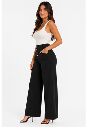 Pantalon Para Mujer  Negro Marca L&H Ref. 2Bv407001