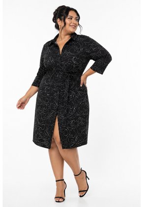 Vestido Para Mujer.  Negro Marca L&H Ref. 1Y617023