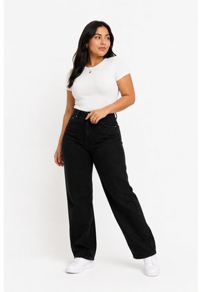 Jean Para Mujer.  Negro Marca L&H Ref. 2A607028