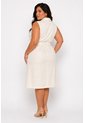 Vestido Para Mujer. Manga Sisa Crudo Marca L&H Ref. 1Y617024 de L&H