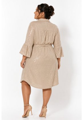 Vestido Para Mujer. Beige Marca L&H Ref. 1Y617023