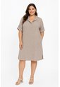 Vestido Para Mujer.  Taupe Marca L&H Ref. 1Y617022 de L&H