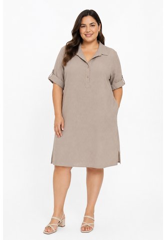 Vestido Para Mujer.  Taupe Marca L&H Ref. 1Y617022 L&H