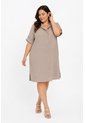 Vestido Para Mujer.  Taupe Marca L&H Ref. 1Y617022 de L&H