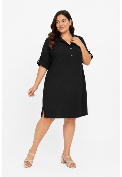 Vestido Para Mujer.  Negro Marca L&H Ref. 1Y617022