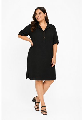 Vestido Para Mujer.  Negro Marca L&H Ref. 1Y617022