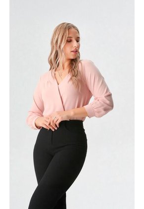 Blusa Para Mujer Manga 3/4 Rosado Marca L&H Ref. 2J412266