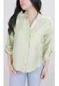 Blusa Para Mujer Manga 3/4 Verde Marca L&H Ref. 1F412633 de L&H