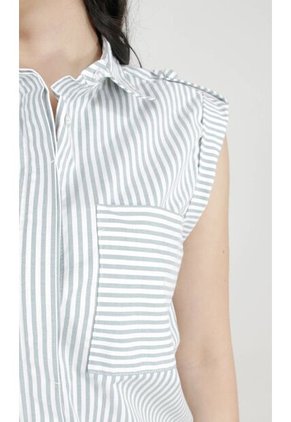 Blusa Para Mujer Manga Corta Verde Marca L&H Ref. 1F412627