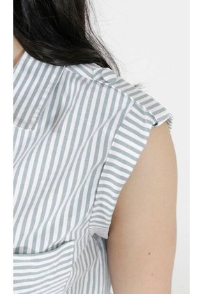 Blusa Para Mujer Manga Corta Verde Marca L&H Ref. 1F412627