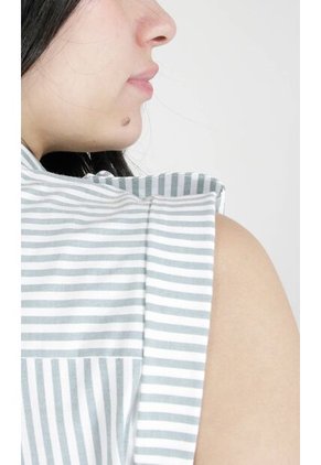 Blusa Para Mujer Manga Corta Verde Marca L&H Ref. 1F412627