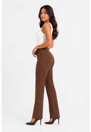 Pantalon Para Mujer Cafe Marca L&H Ref. 1T407001