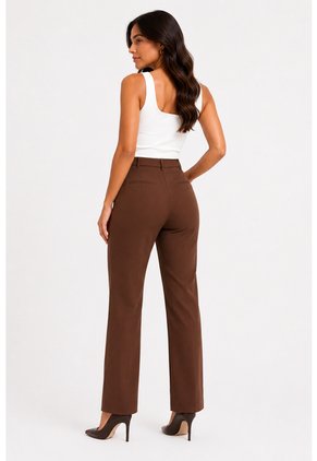 Pantalon Para Mujer Cafe Marca L&H Ref. 1T407001