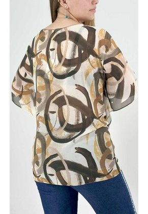 Bluson Para Mujer Manga Corta Verde Marca L&H Ref. 5P424006