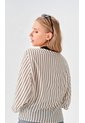 Blusa Para Mujer Manga 3/4 Cafe Marca L&H Ref. 1F412720 de L&H