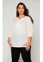 Blusa Para Mujer. Manga 3/4 Beige Marca L&H Ref. 1F612231 de L&H