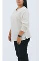 Blusa Para Mujer. Manga 3/4 Beige Marca L&H Ref. 1F612231 de L&H