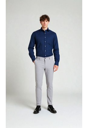 Pantalon Para Hombre Gris Claro Marca L&H Ref. 7Y107004