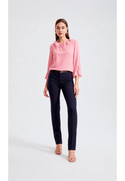Pantalon Para Mujer  Azul Oscuro Marca L&H Ref. 1T407001