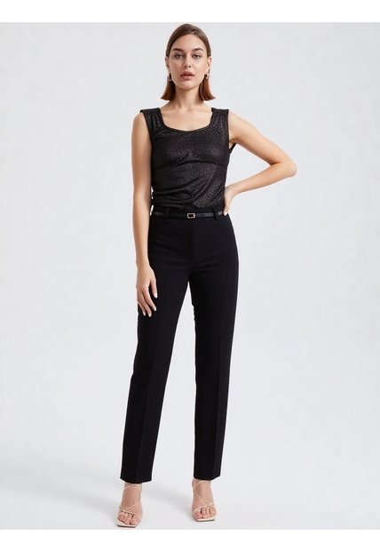 Pantalon Para Mujer  Negro Marca L&H Ref. 1T407001