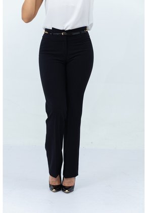 Pantalon Para Mujer Negro Marca L&H Ref. 1T407001