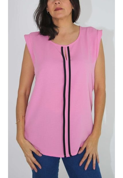 Blusa Para Mujer Manga Sisa Rosado Marca L&H