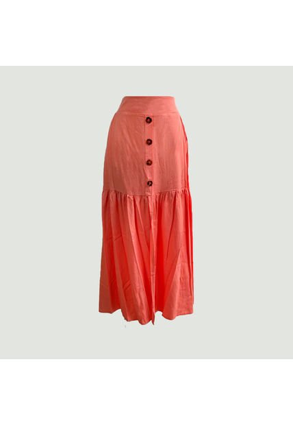 Falda Para Mujer Fucsia Marca L&H
