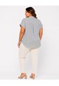 Blusa Para Mujer. Manga Corta Verde Marca L&H Ref. 1F612255 de L&H