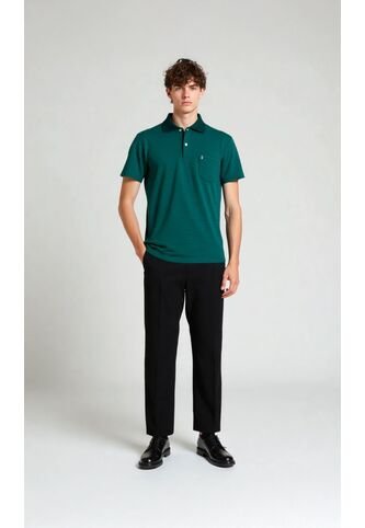 Polo Para Hombre Verde Marca L&H Ref. 4K109122 L&H
