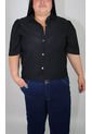 Blusa Para Mujer. Manga Corta Negro Marca L&H de L&H