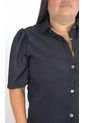 Blusa Para Mujer. Manga Corta Negro Marca L&H de L&H